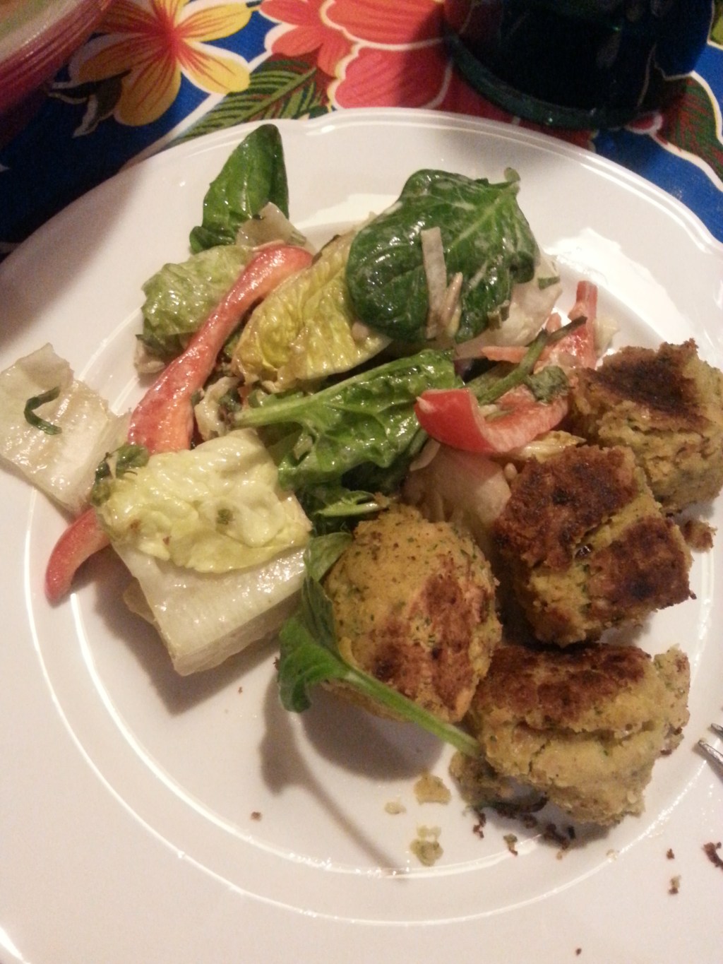 Eigengemaakte falafelballetjes